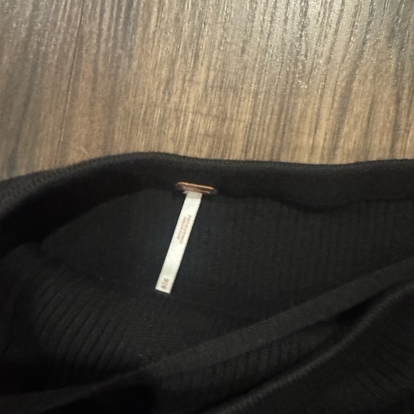 Free People Better Days wrap knit skirt size M black - Picture 4 of 4